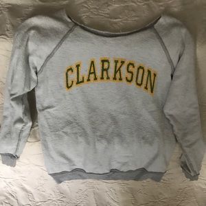 Clarkson University Off the Shoulder Sweatshirt